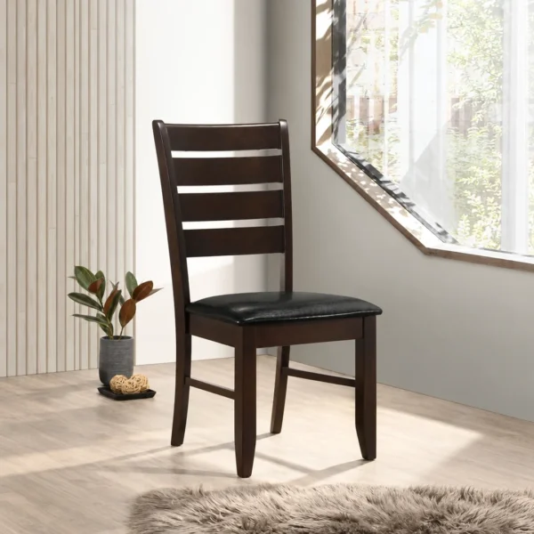 Dalila Brown Dining Side Chair Set By Coaster - Image 2
