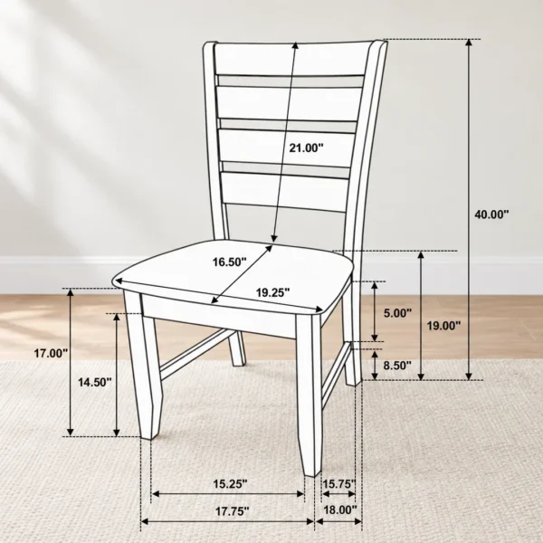 Dalila Dark Gray Dining Side Chair Set By Coaster - Image 14