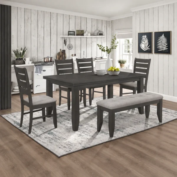 Dalila Dark Gray Dining Side Chair Set By Coaster - Image 15