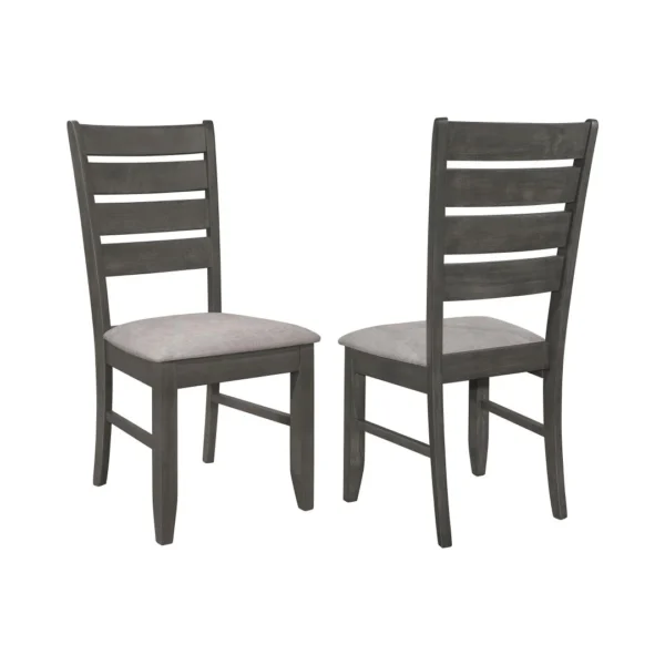 Dalila Dark Gray Dining Side Chair Set By Coaster - Image 16