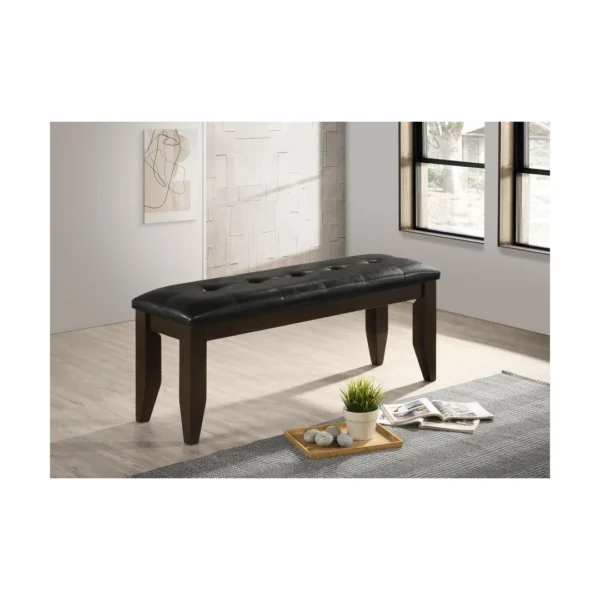 Dalila Brown Dining Bench By Coaster - Image 10