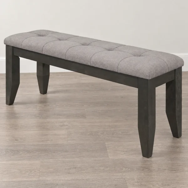 Dalila Dark Gray Dining Bench By Coaster - Image 4