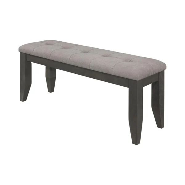 Dalila Dark Gray Dining Bench By Coaster - Image 14