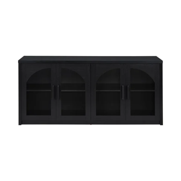 Riva Black Glass Door Sideboard By Coaster - Image 15