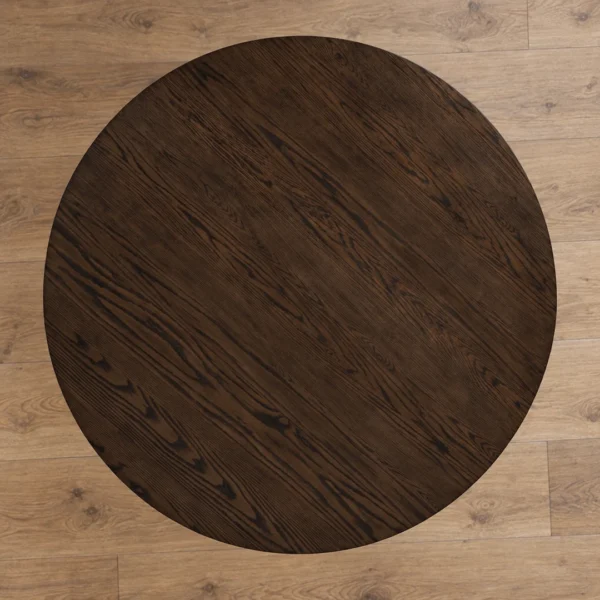 Ridgewell Brown Round Dining Table By Coaster - Image 4