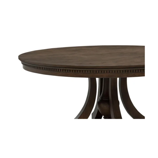 Ridgewell Brown Round Dining Table By Coaster - Image 13