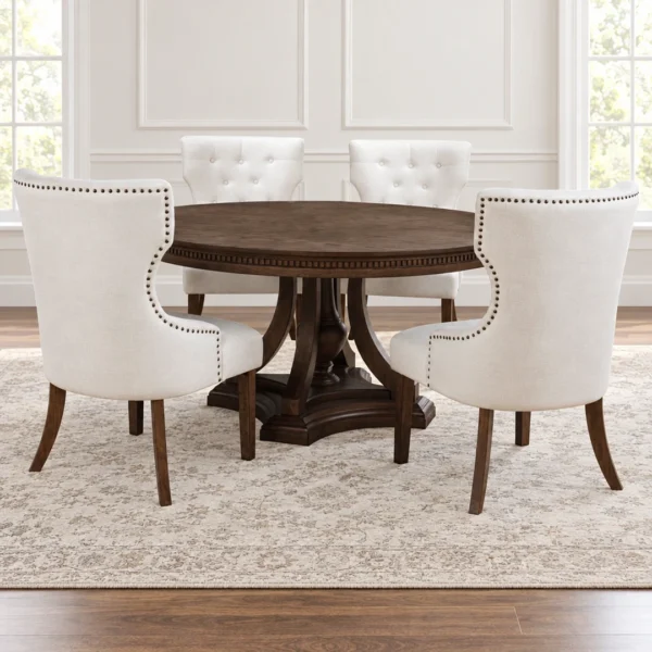 Ridgewell Brown Dining Set By Coaster - Image 2