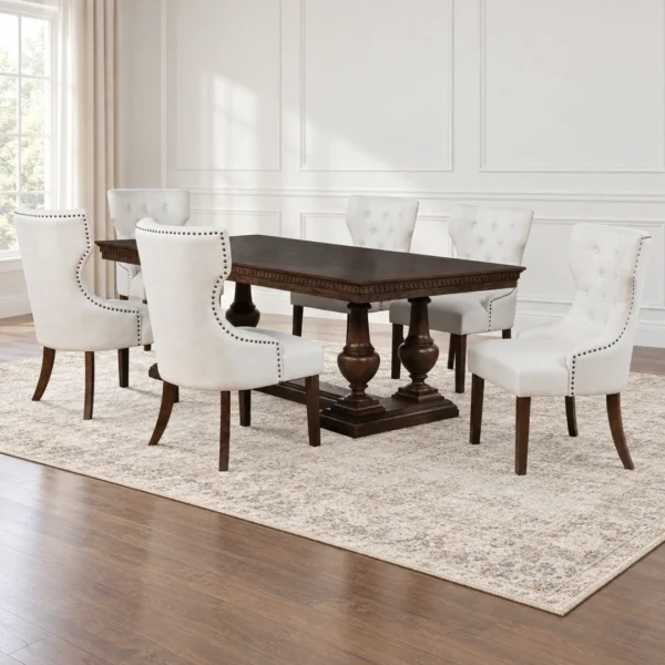 Ridgewell 7 Piece Brown Dining Set By Coaster - Image 2
