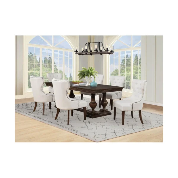 Ridgewell 7 Piece Brown Dining Set By Coaster - Image 15