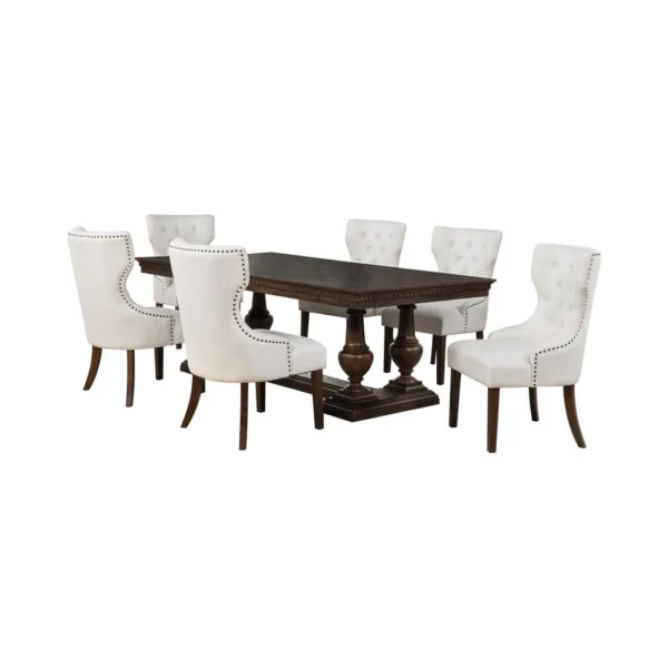 Ridgewell 7 Piece Brown Dining Set By Coaster - Image 16