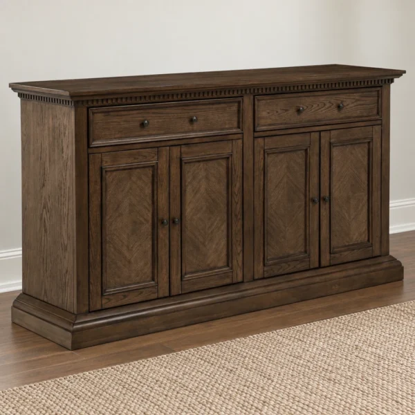 Ridgewell Brown Traditional Dining Server By Coaster - Image 2