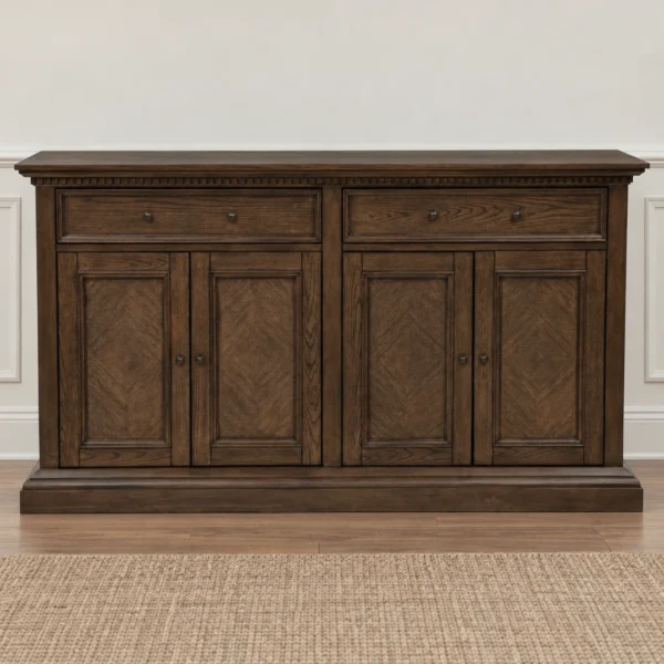 Ridgewell Brown Traditional Dining Server By Coaster - Image 3