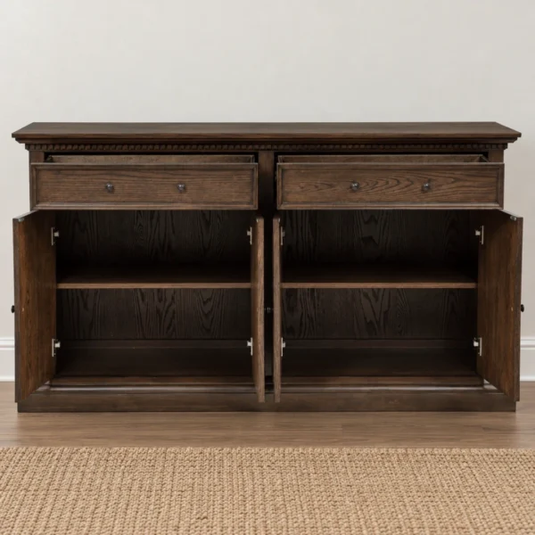 Ridgewell Brown Traditional Dining Server By Coaster - Image 4