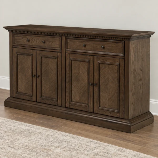 Ridgewell Brown Traditional Dining Server By Coaster - Image 5