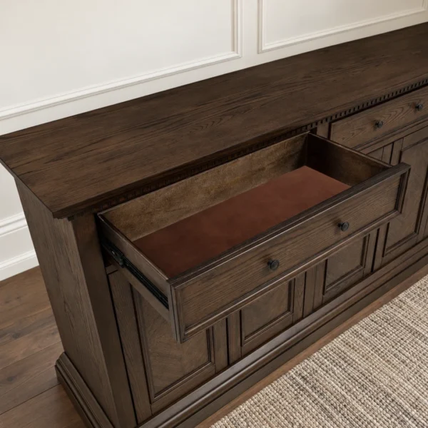 Ridgewell Brown Traditional Dining Server By Coaster - Image 11
