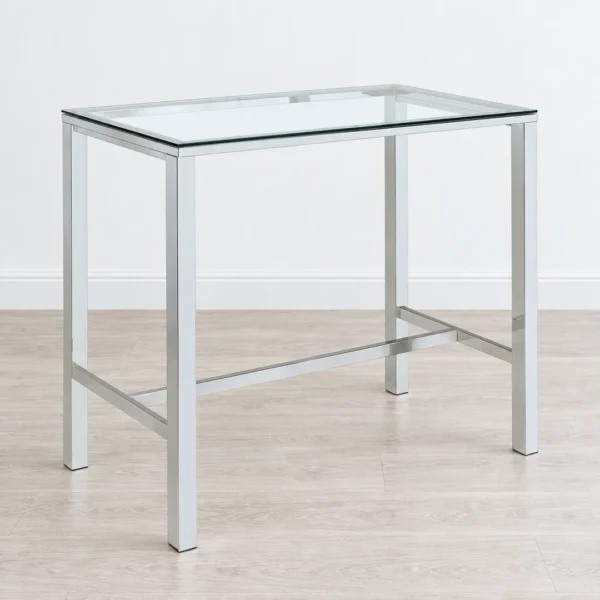 Tolbert Chrome Bar Table Set By Coaster - Image 3