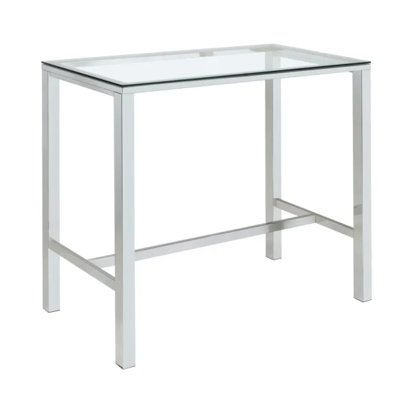 Tolbert Chrome Bar Table Set By Coaster - Image 10
