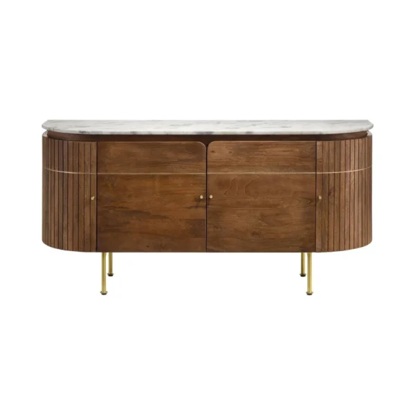 Ortega Brown Marble Sideboard By Coaster Furniture - Image 17