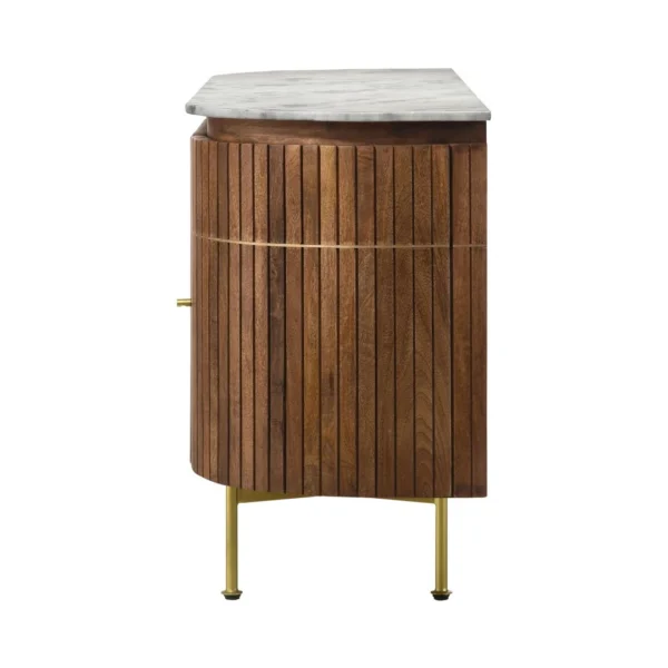 Ortega Brown Marble Sideboard By Coaster Furniture - Image 20