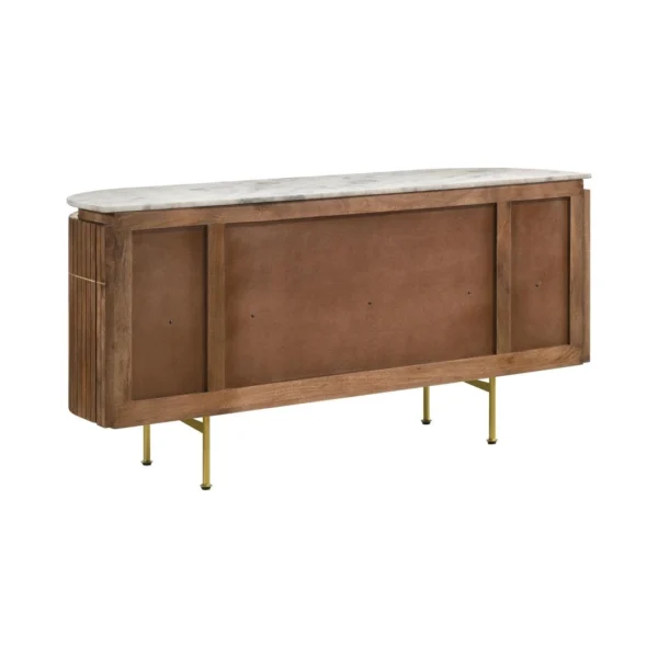Ortega Brown Marble Sideboard By Coaster Furniture - Image 21