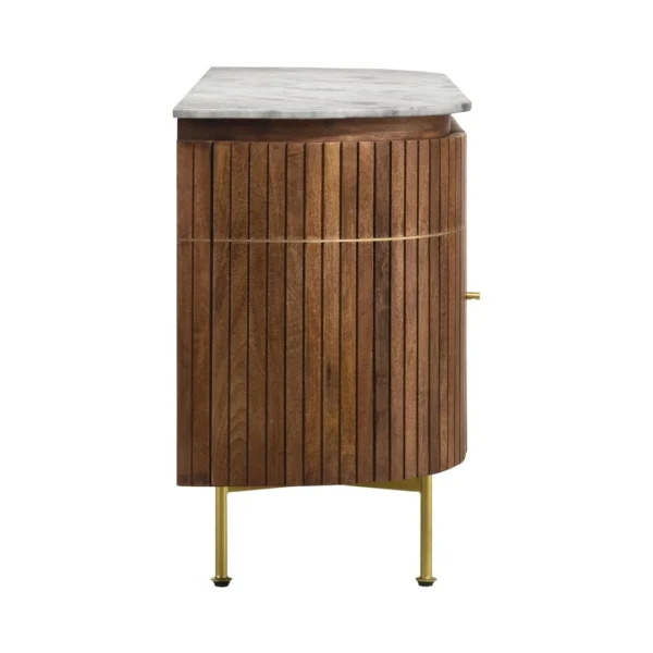 Ortega Brown Marble Sideboard By Coaster Furniture - Image 23