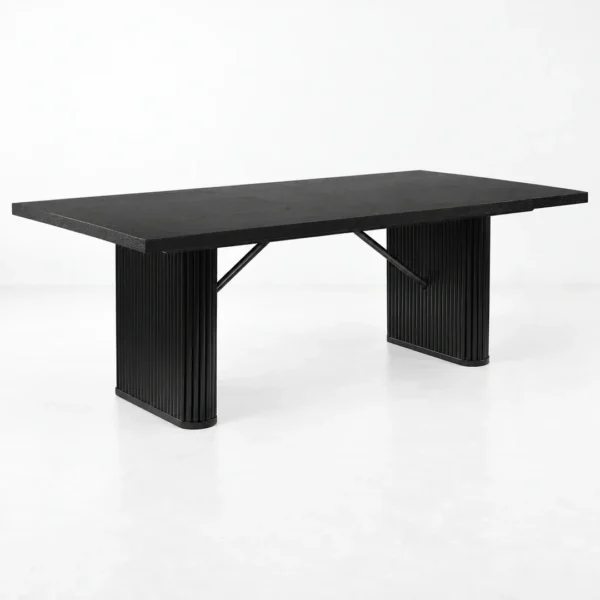 Catherine Black Rectangular Dining Table By Coaster Furniture - Image 2