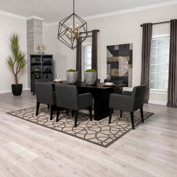 Catherine Black Rectangular Dining Table By Coaster Furniture - Image 10