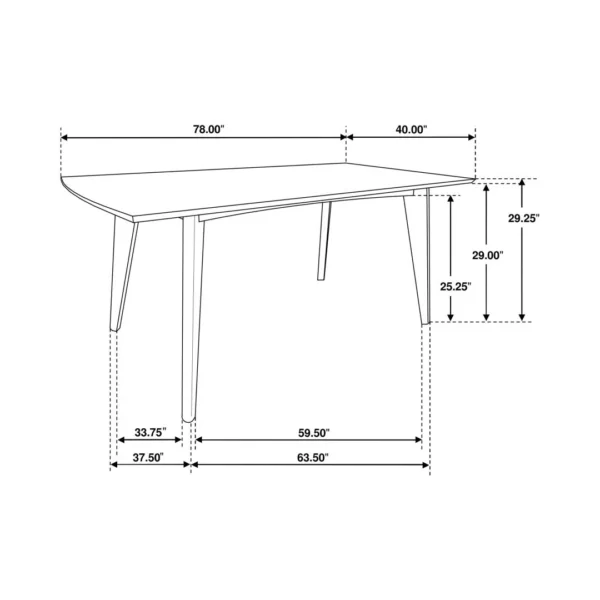 Malone 7-Piece Walnut Dining Table Set By Coaster Furniture - Image 23