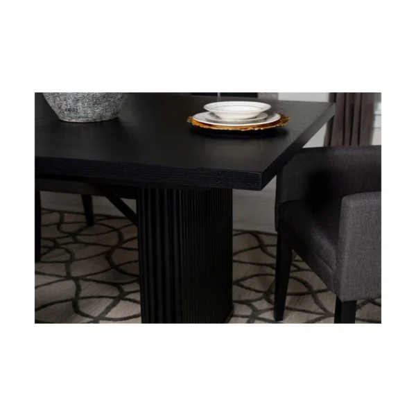Catherine Black Rectangular Dining Table By Coaster Furniture - Image 19