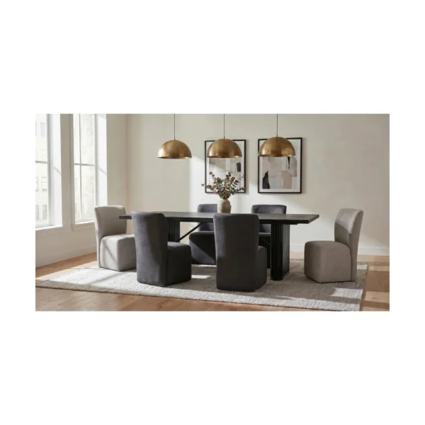 Catherine Black Rectangular Dining Table By Coaster Furniture - Image 22