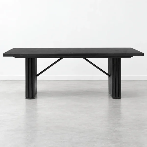 Catherine 7 PC Black Rectangular Dining Set By Coaster Furniture - Image 4