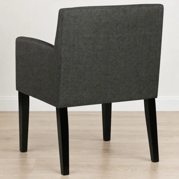 Catherine Gray Fabric Dining Arm Chairs By Coaster Furniture - Image 7