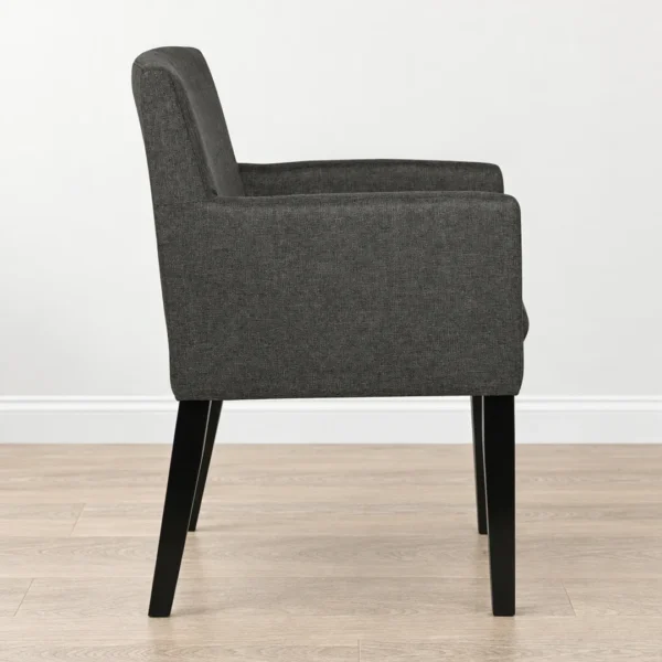Catherine Gray Fabric Dining Arm Chairs By Coaster Furniture - Image 9