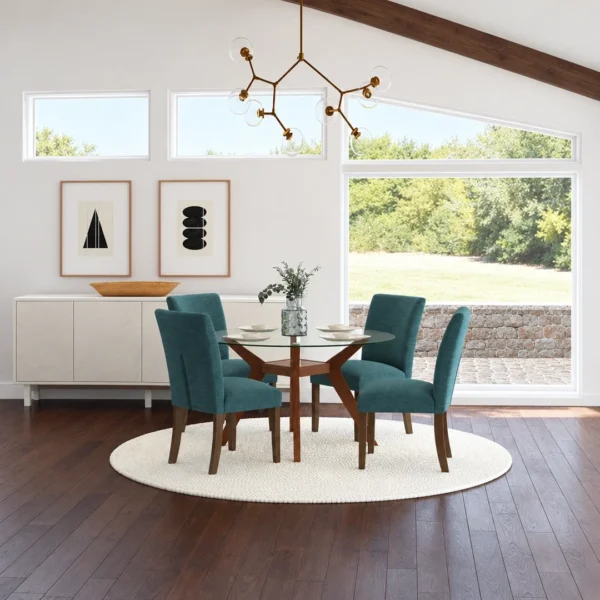 Paxton Blue Fabric Dining Chair Set By Coaster Furniture - Image 14