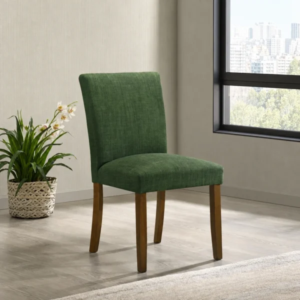 Paxton Green Upholstered Dining Chair Set By Coaster Furniture - Image 2