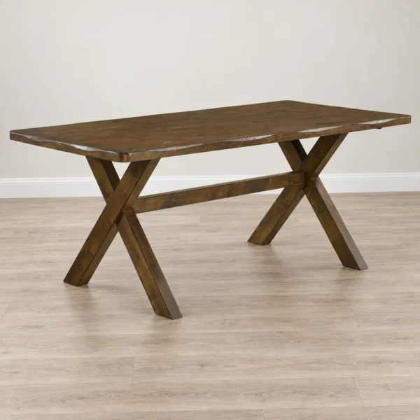 Alston 5 Piece Brown Farmhouse Dining Set By Coaster Furniture - Image 3
