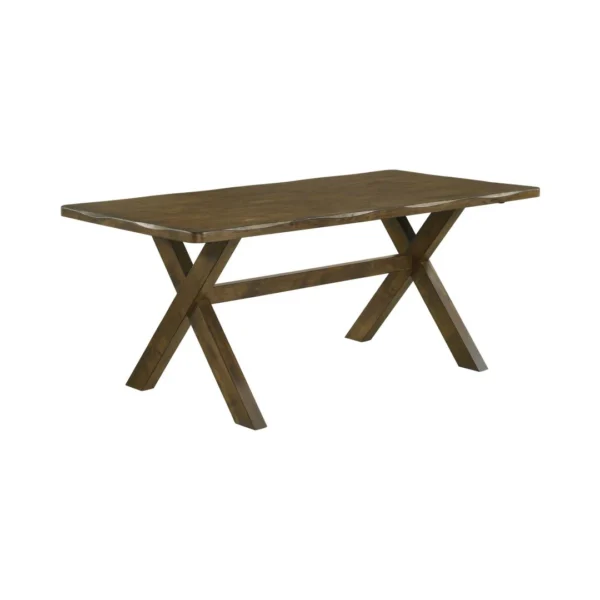 Alston 5 Piece Brown Farmhouse Dining Set By Coaster Furniture - Image 17