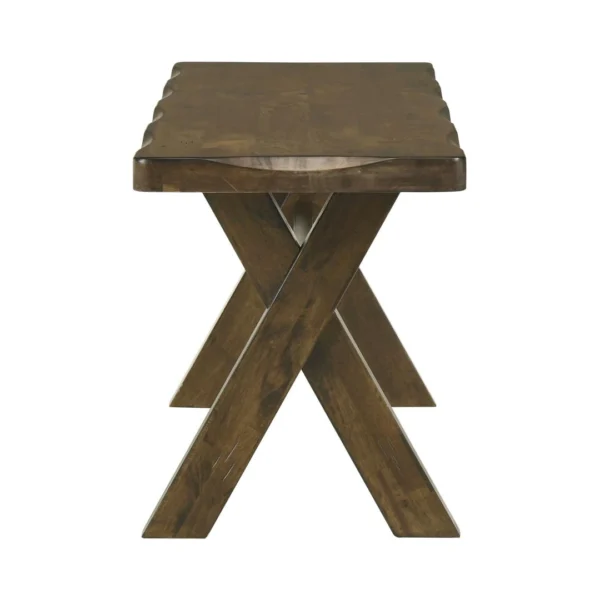 Alston Brown Solid Wood Dining Bench By Coaster Furniture - Image 11