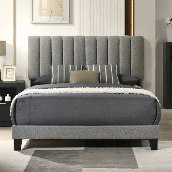 Altimari 4Pc Queen Gray Bedroom Set by Furniture of America - Image 2