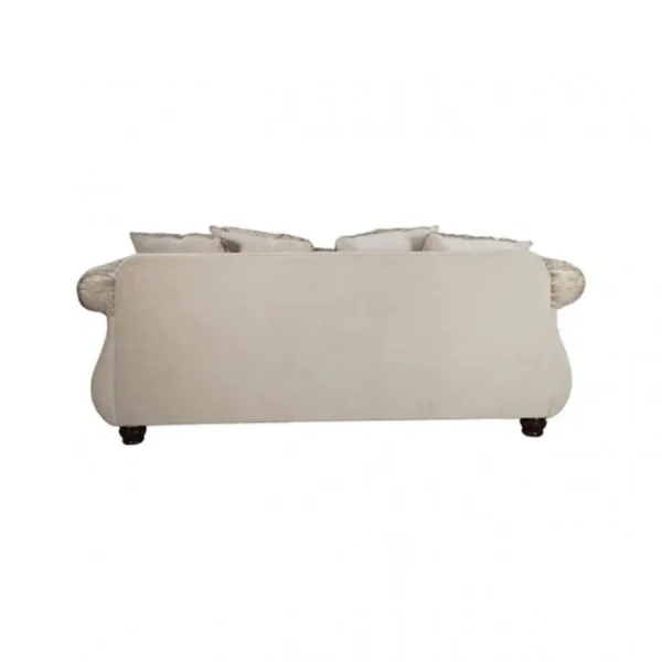 Fasciano Beige Traditional Loveseat by Furniture of America - Image 5