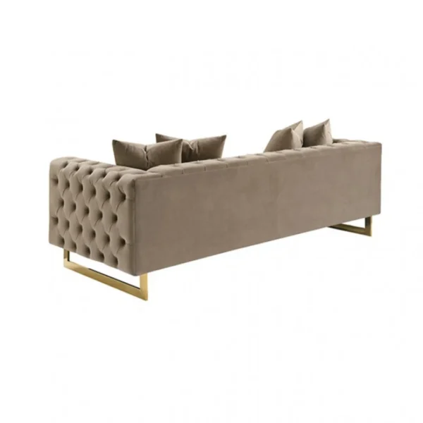 Avara 2pc Brown Living Room Sofa Set by Furniture of America - Image 4